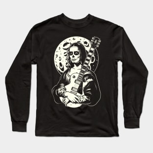 Mona The Guitar Player Long Sleeve T-Shirt